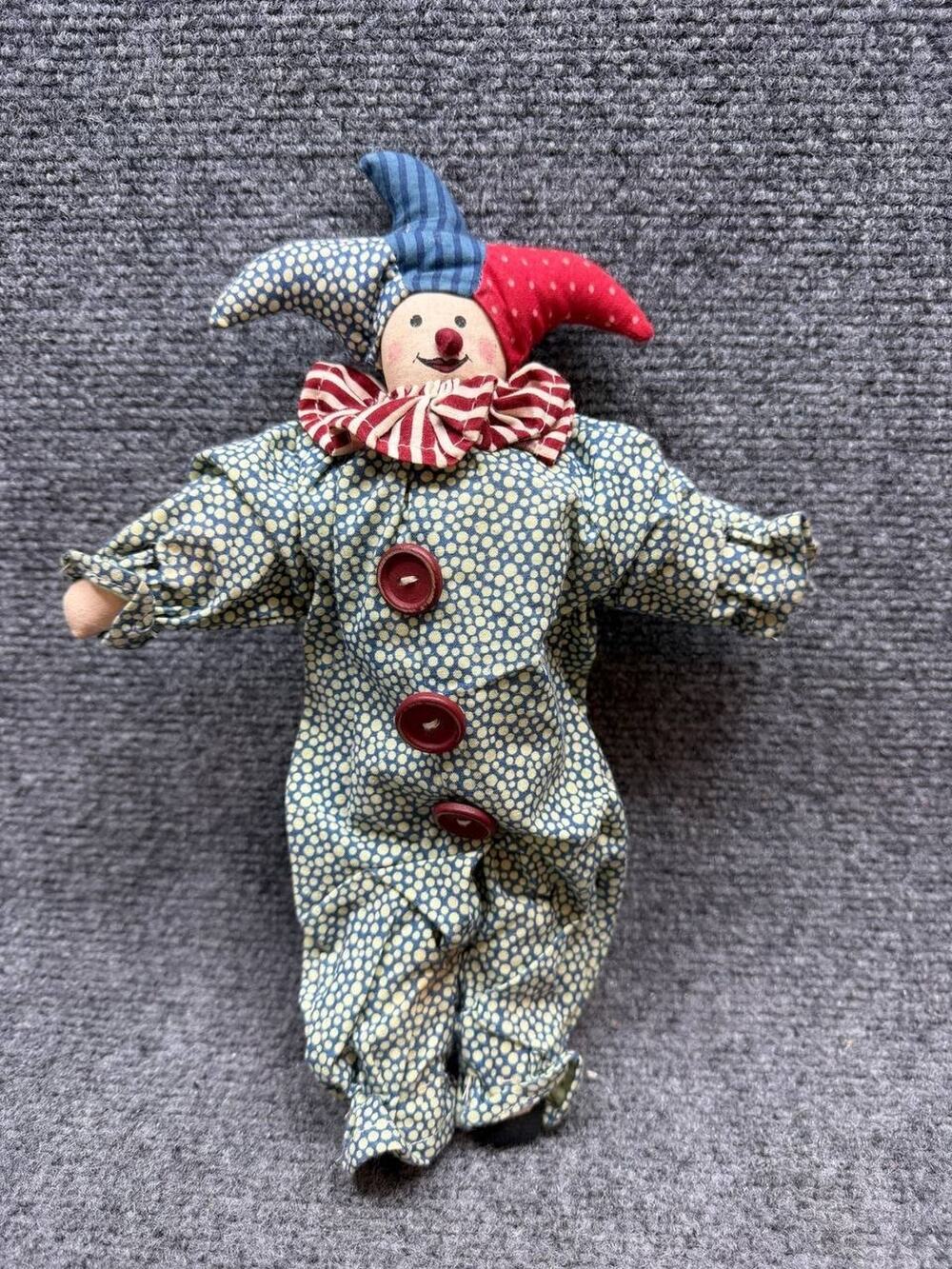 Tender Heart Treasures Clown Doll Decorative Fabric Figure 2000